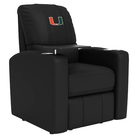 Dreamseat Stealth Power Plus Recliner with Miami Hurricanes Logo XZ520823901CDSMHTUSBBLK-PSCOL12110